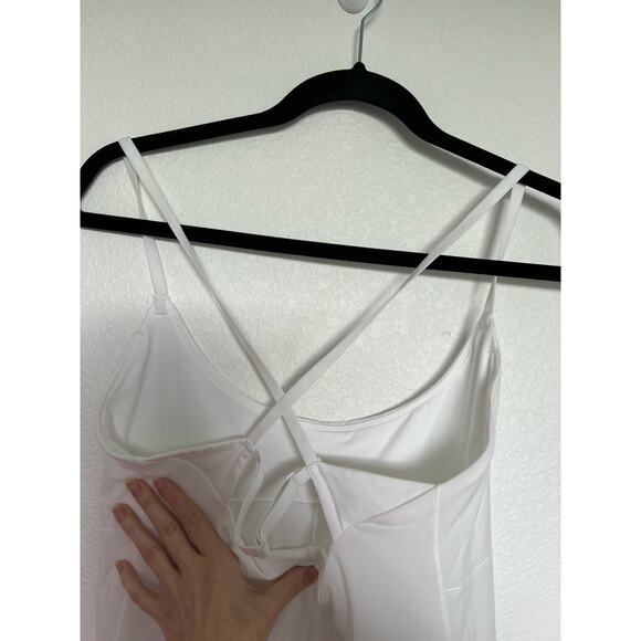 Aerie Offline White TieredRuffle Tennis Dress - L - Picture 3 of 5